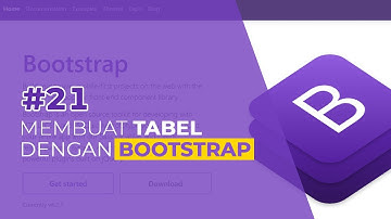 Tutorial Bootstrap #21 Cara Membuat TABEL pada Bootstrap
