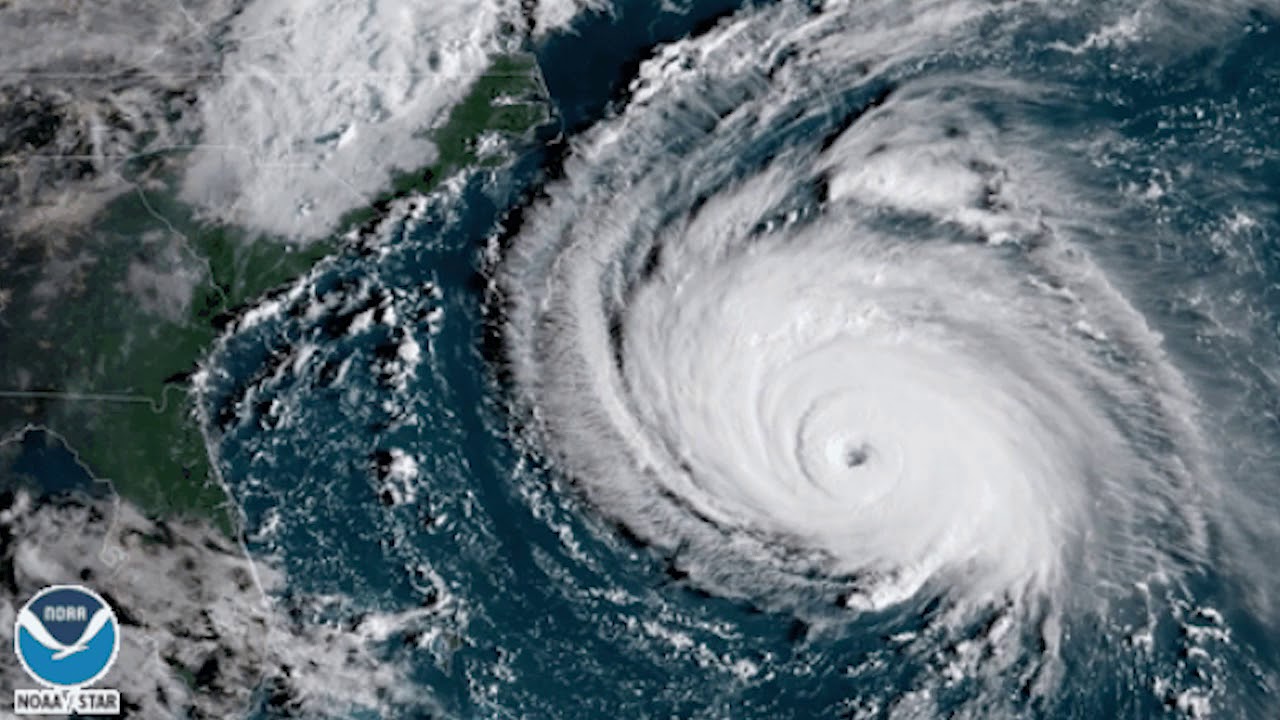 Astronaut snaps picture of Hurricane Florence as it makes landfall