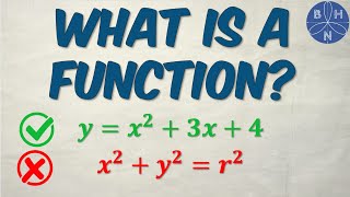 What Is A Function? Bhnmath