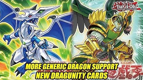 More Generic Dragon Support For Yu-Gi-Oh! Introducing New Dragunity Cards!