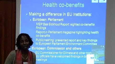 Health and Co-Benefits of Climate Mitigation: Saving Lives and Money