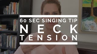 60 Second Singing Tip: Neck Tension | Arden Kaywin Vocal Studio
