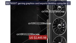 RX 7900XT gaming graphics card esports desktop computer gra... — Top Pick 2026 | Unbeatable Price!