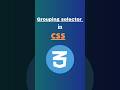 How to use grouping selectors in CSS | #ltknowledgezone #coding #programming #foryou #grouping