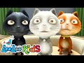 🐱 Three Little Kittens 🐱 THE BEST Songs for Children | LooLoo Kids