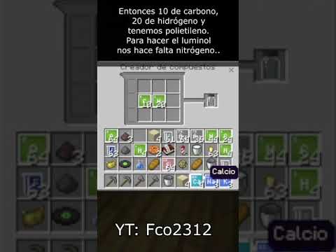 #Shorts: Creando luminol | Minecraft: Education Edition - YouTube