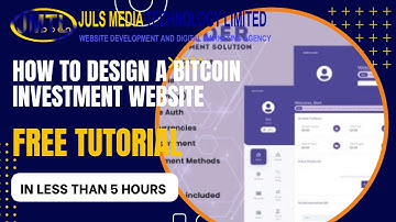 HOW TO DESIGN A BITCOIN INVESTMENT WEBSITE WITH ADMIN  AND USER PANNEL WITH ZERO CODING EXPERIENCE