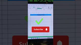Merge Across in Excel with One Keyboard Shortcut |  #excel #short