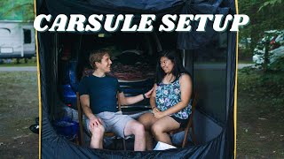 Camping With the Mogics Carsule | SUV Camping Setup