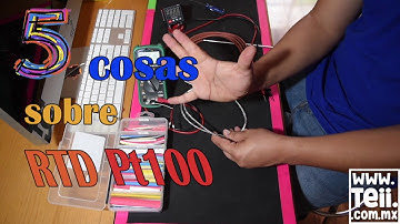 RTD Pt100, 5 cosas que debes saber !! 🤓