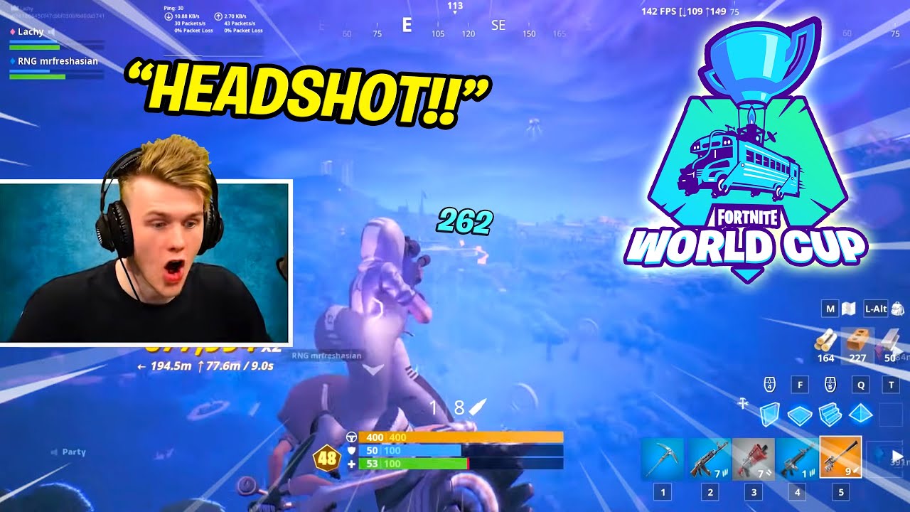 Fortnite World Cup... TRICKSHOT 🤯