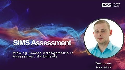 Viewing Student Access Arrangements in Assessment Marksheets