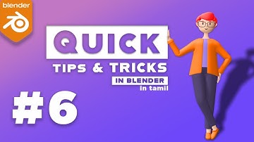 Blender tamil tutorial | Tips & tricks | to speed up modelling | 2.93.2 | in தமிழ் | BM🤓