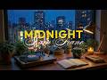 Soft Midnight Piano - Rainy City Window Ambience for Deep Sleep and Peace