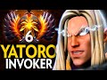 Yatoro picked invoker in 12k mmr average game  dota 2 invoker