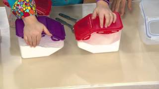 Lock & Lock 2-piece Flip Bin Storage Set with Kerstin Lindquist screenshot 5
