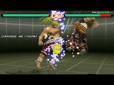 Tekken 6 ppsspp Heihachi sample combo on Pc W ZONE