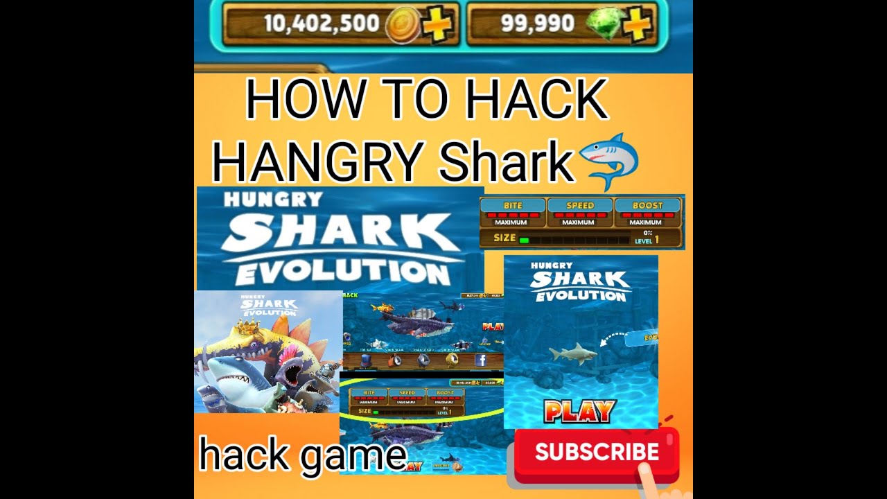 how to hack hungry shark - YouTube