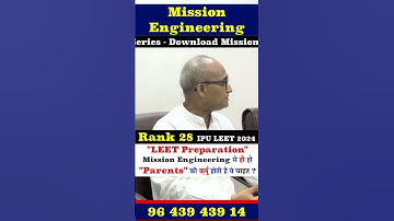 LEET Coaching in Delhi | Why Mission Engineering is Best ? | LEET Classes Near Me | #ipuleet