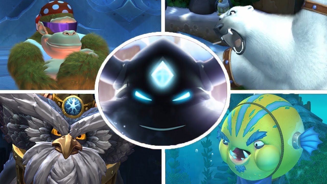 Donkey Kong Country: Tropical Freeze - All Bosses (No Damage)