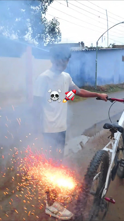 Rocket 🚀 ❌️ Exhaust ✅️cycle shorts || #cyclestunt #mtb #stunt #bike #stunt #cycling #ytshorts ...