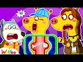 Help! Fish Bone Gets Stuck in My Throat | Safety Tips For Kids | Wolfoo Channel New Episodes