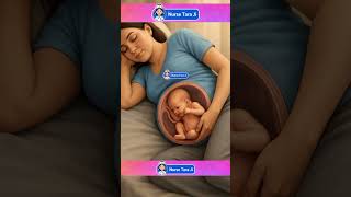 Safe sleeping position during pregnancy #pregnancytips #shortsvideo #pregnancy #baby