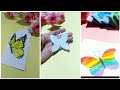 How to draw easy butterfly drawing   colourfula art and craft ideas