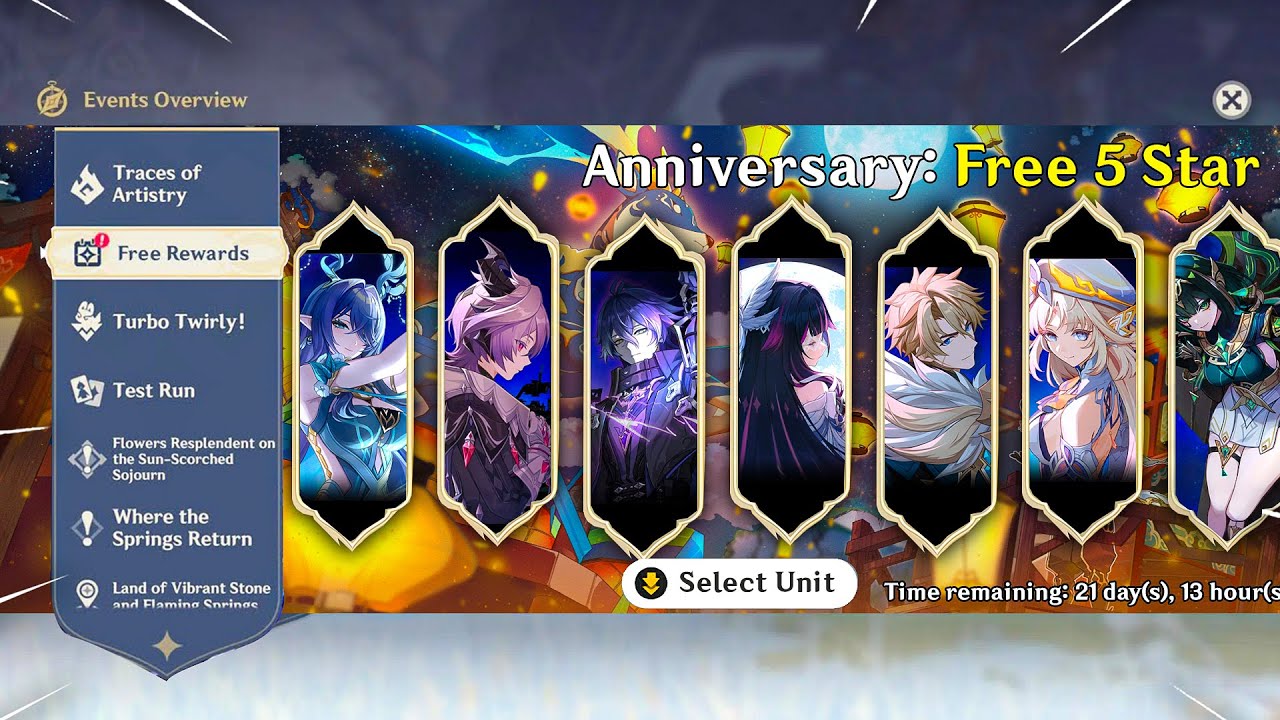 ANNIVERSARY! NEW FREE 5 STAR EVENT! Free Primogems, Banners, Events - Genshin Impact