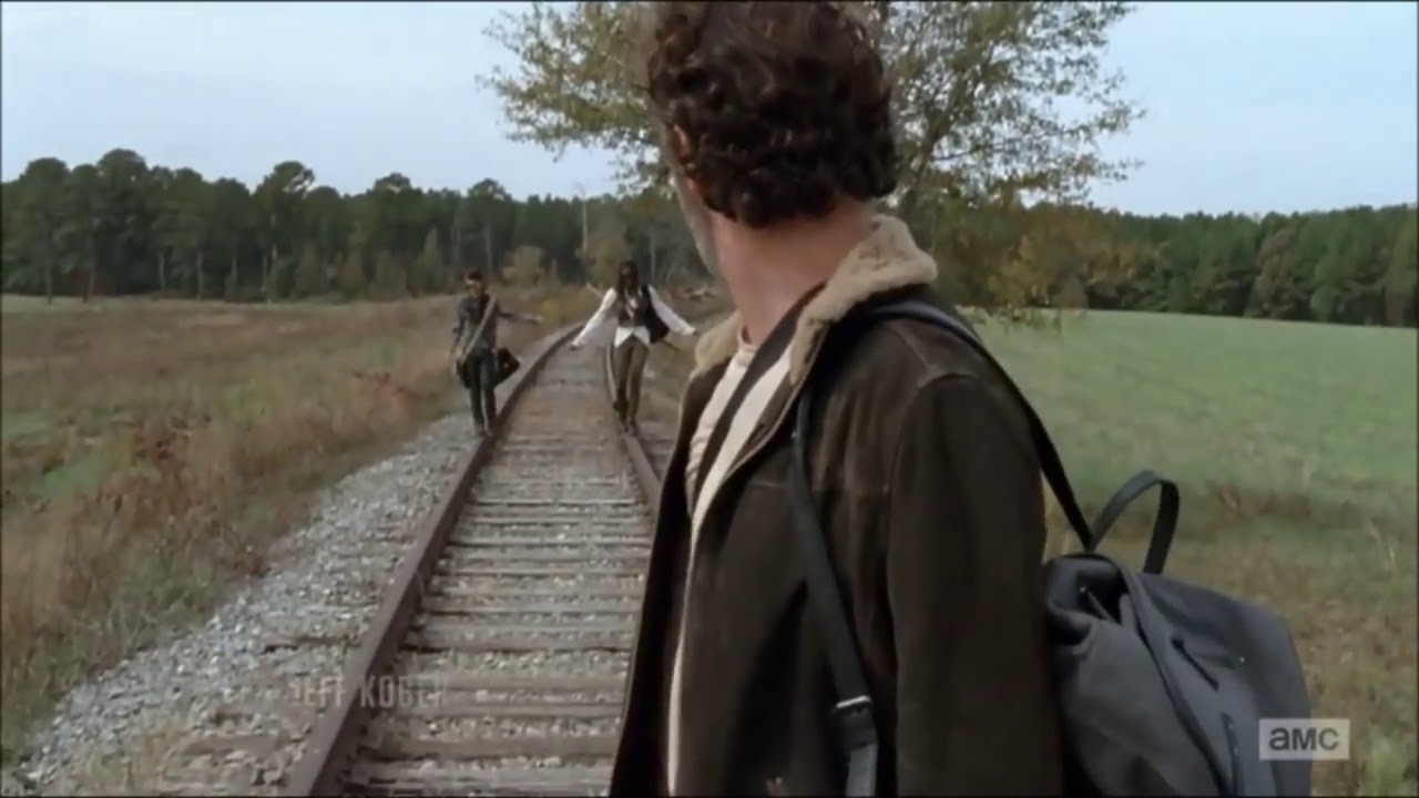 Carl and Michonne Train Tracks