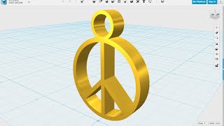 123D Design: Pendant with SVG, Offset, Trim and Measure