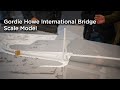 Building a scale model for the Gordie Howe International Bridge