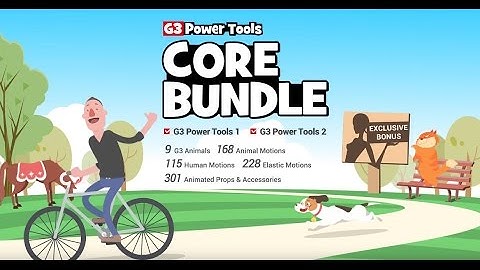 CrazyTalk Animator 3 - G3 Core Bundle Content Trailer