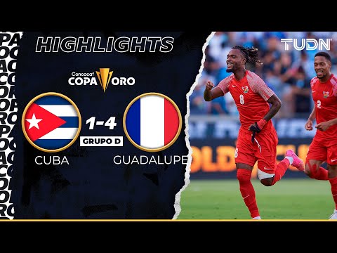 Resumen y goles | Cuba 1-4 Guadalupe | Copa Oro 2023 | TUDN