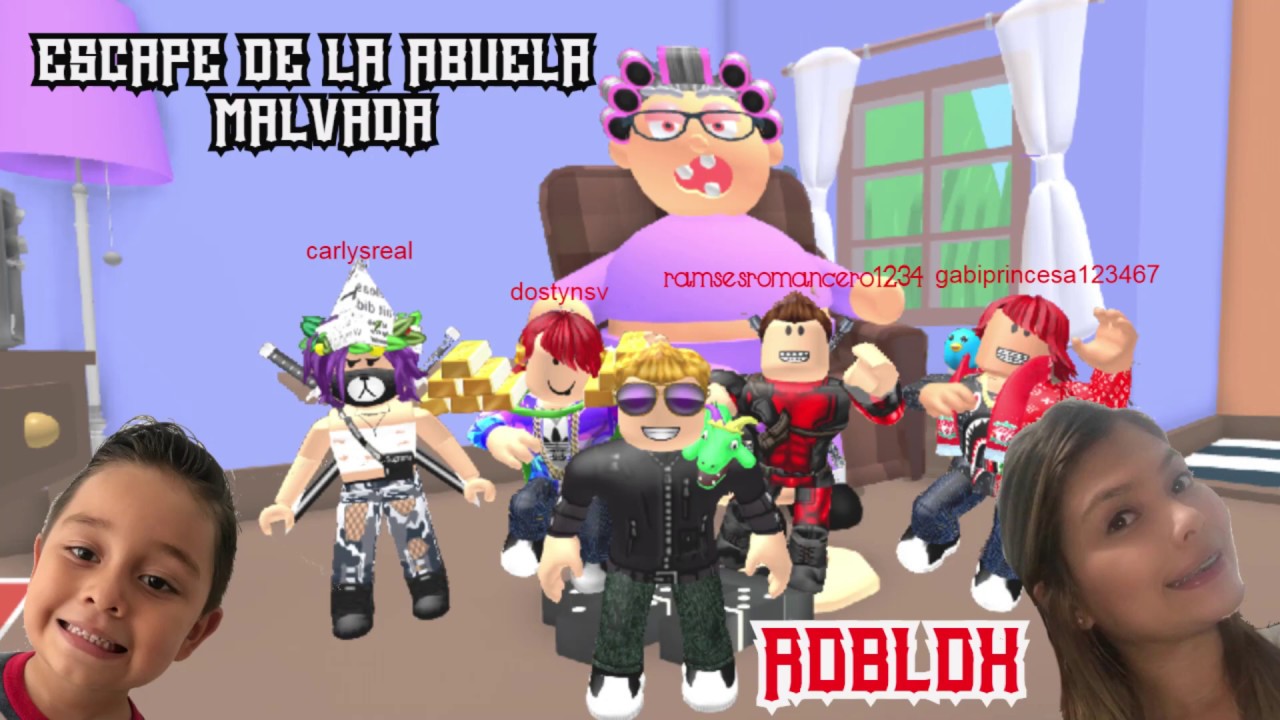 Nuevo Escape De La Abuela Roblox Escape De La Abuela Malvada Juegos Roblox Para Ninos Youtube - juegos de roblox escape de la abuela