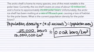 Population Density Example