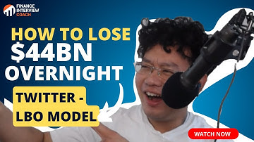 Twitter - 3-Statement LBO Model from Scratch - Finance Interview Coach and Apex (Part 2 of 3)