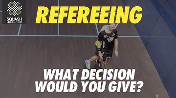 Squash Refereeing: Simon Rösner v Alan Clyne - Stroke