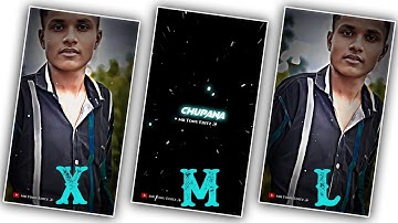 CHAND SIFARISH NEW VIDEO EDITING ||ALIGHT MOTION XML PROJECT||@MRTONUEDITZYT #xmlalightmotion