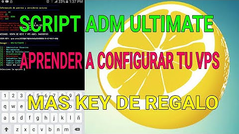 COMO CONFIGURAR TU VPS CON EL SCRIPT ADM ULTIMATE 2018