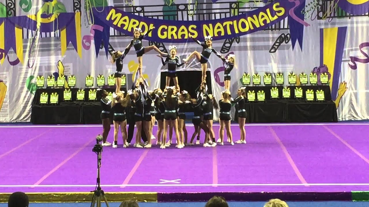 mardi gras cheer outfit