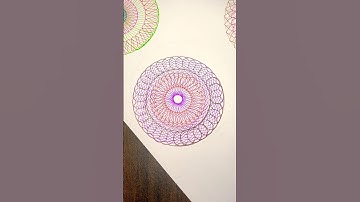 Spirograph Design #spirograph #design #oddlysatisfying #relaxing #satisfying #art