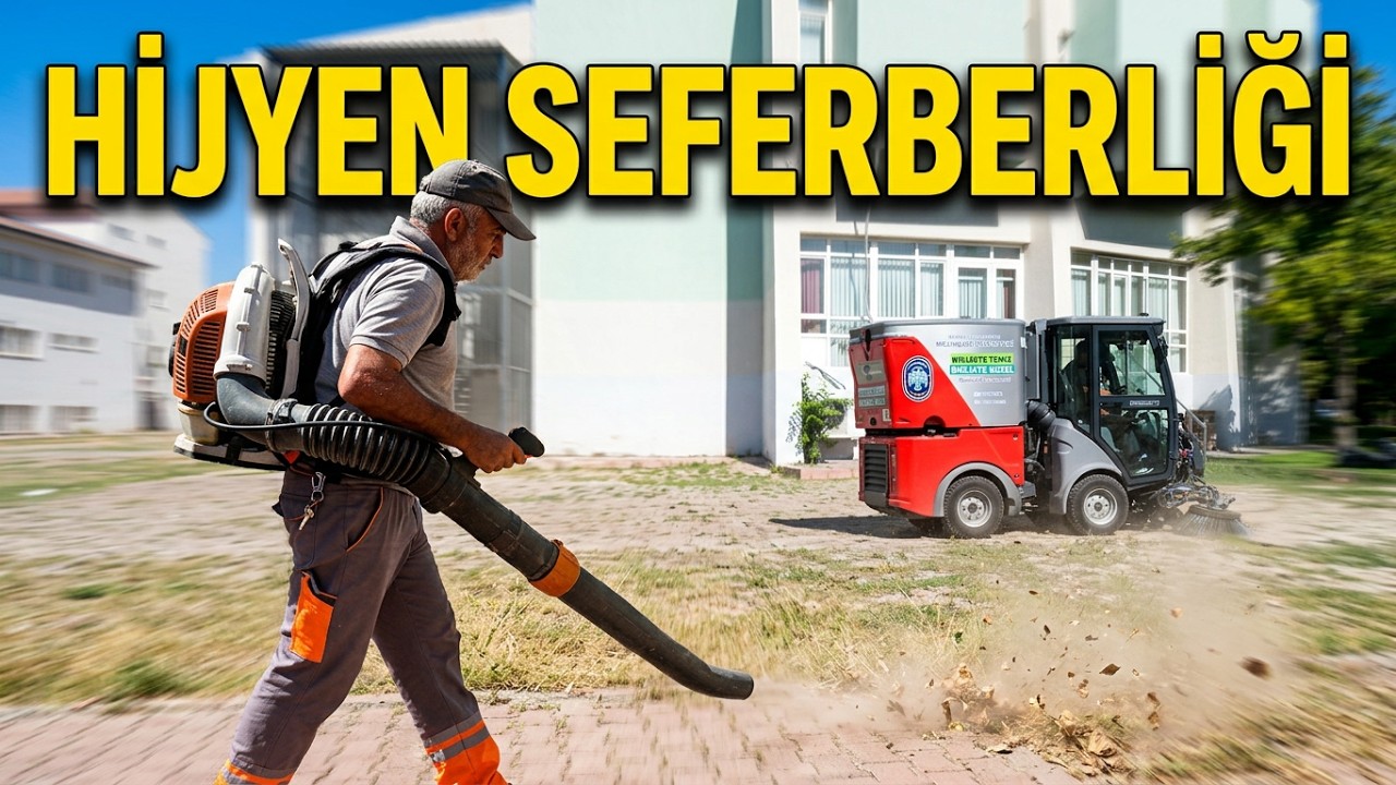 Melikgazi'de Okullar Yeni Eğitim Yılına Hijyenle Başlıyor