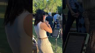“Beyond” on violin for a Bride Entrance 🤍
