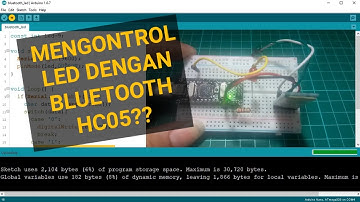 BELAJAR 30 PEMROGRAMAN ARDUINO - Cara Mengontrol LED dengan Bluetooth HC05