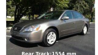 Sports Performance 2003 Nissan Altima 2.5 Specs and Walkaround