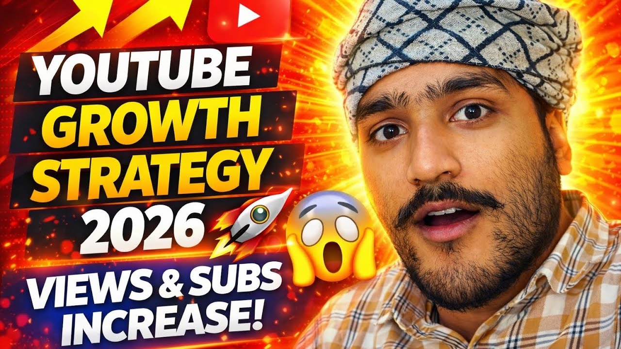 YouTube Growth Strategy 2026 🚀 | YouTube views and subscribers increase ...