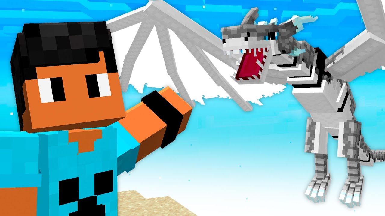 NASCEU MEU NOVO DRAGÃO IMORTAL NO MINECRAFT