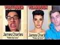 Youtubers School Yearbook Pictures! (Then and Now)