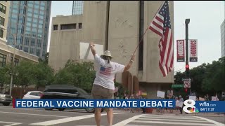 Tampa area hospitals respond as COVID vaccine mandate debate continues